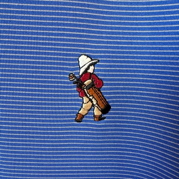 Donald Ross Men's Blue Polo Shirt - Picture 2 of 4